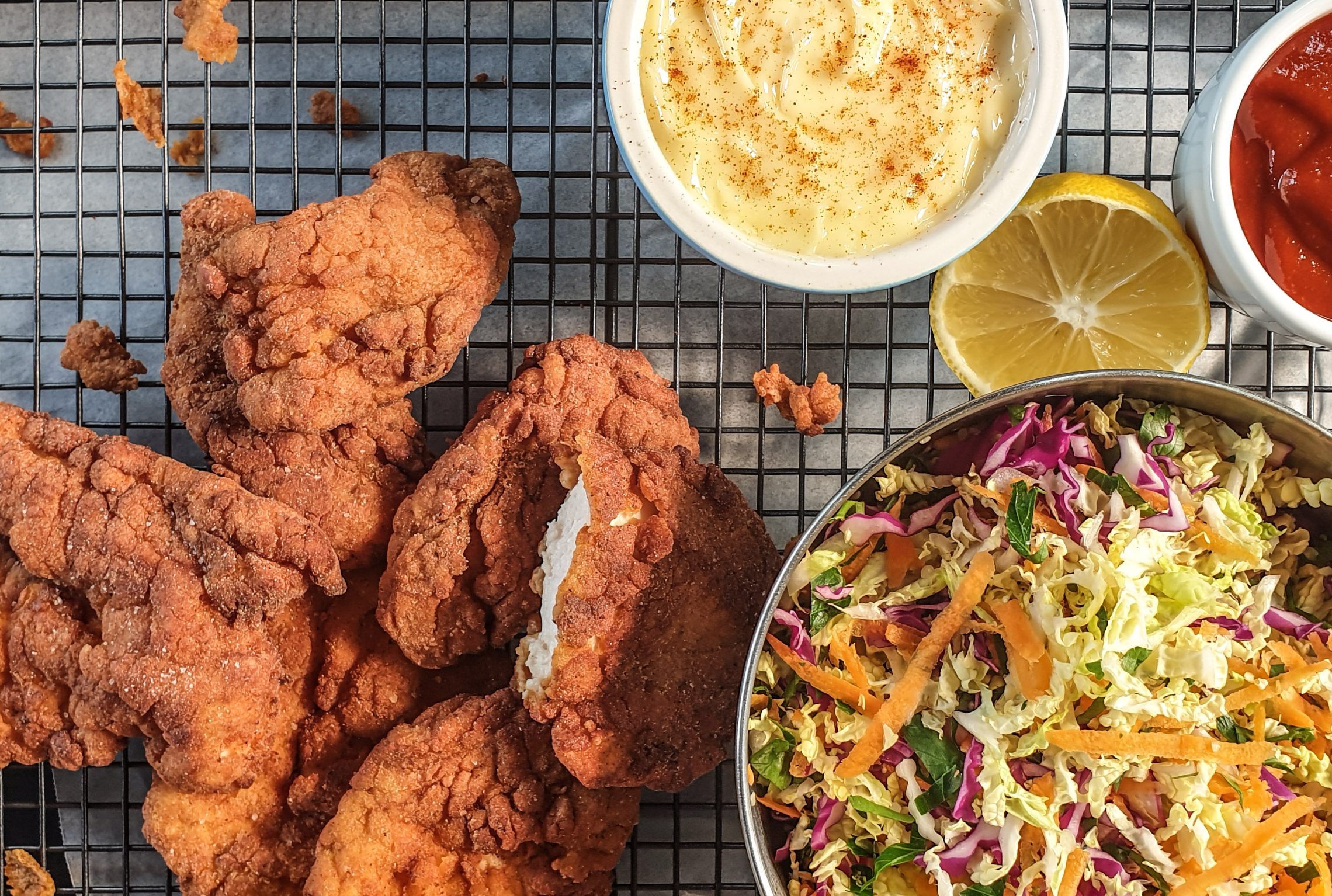 Buttermilk Fried Cauliflower Chicken (GlutenFree) PomPom Paddock