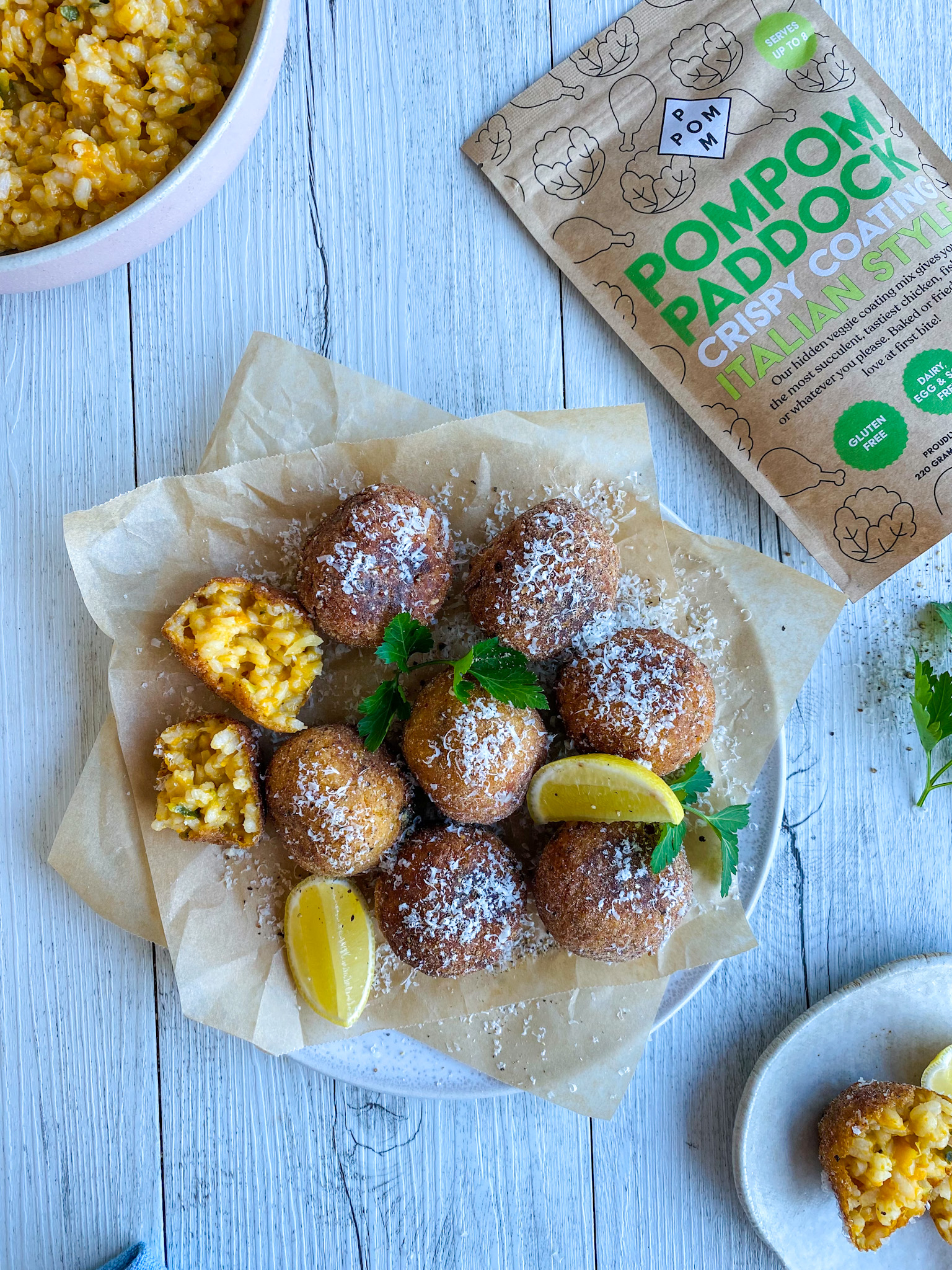 Pumpkin & Zucchini Arancini PomPom Paddock